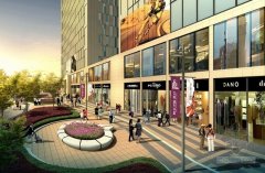 城市商業廣場效果圖4